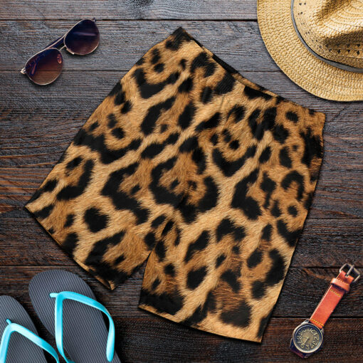 Jaguar Fur Pattern Print Men's Shorts