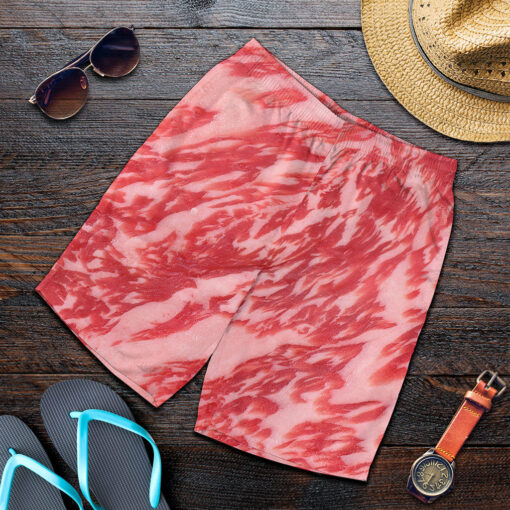 Wagyu Beef Meat Print Men's Shorts