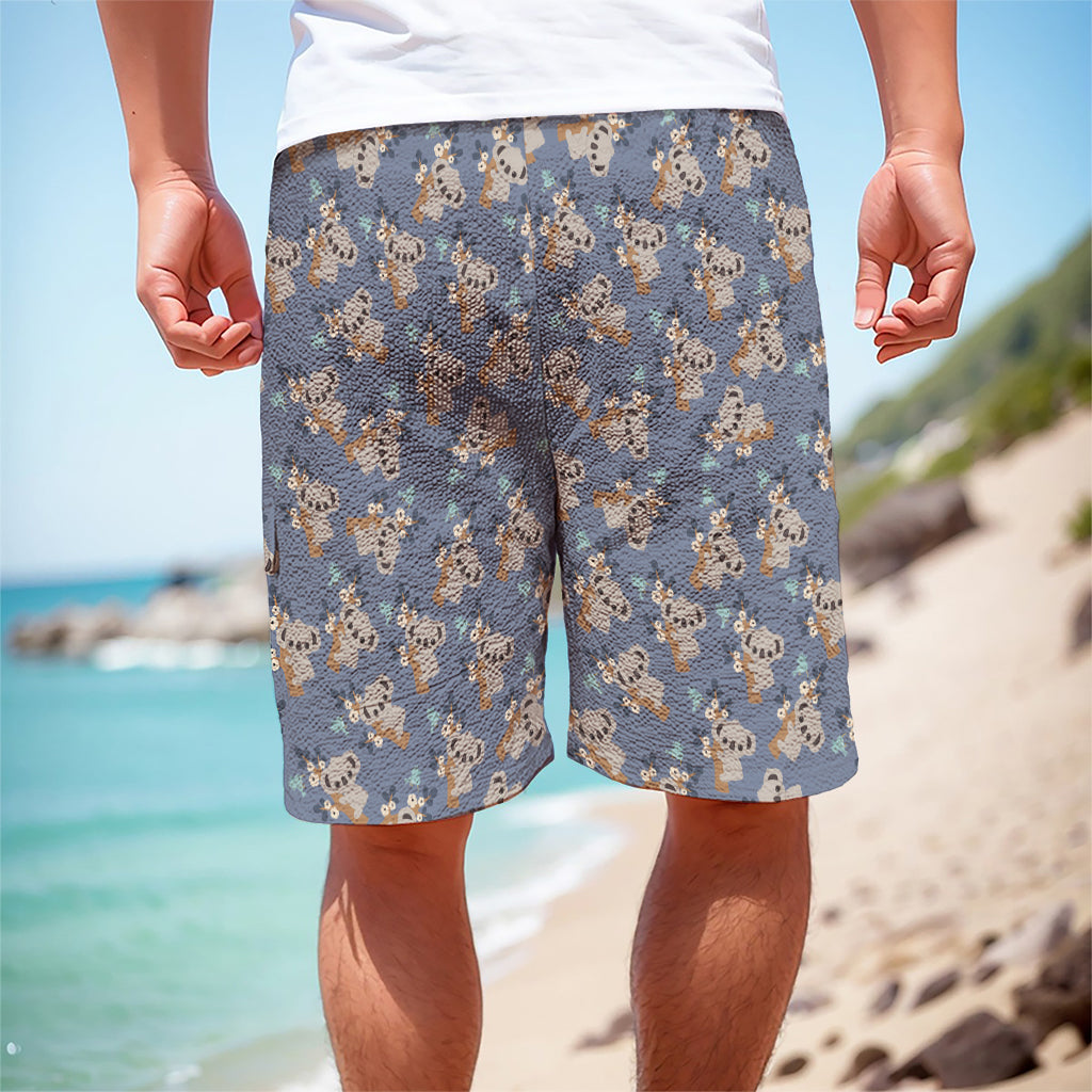 Baby Koala Pattern Print Men's Cargo Shorts Baby Koala Pattern Print Men's Cargo Shorts