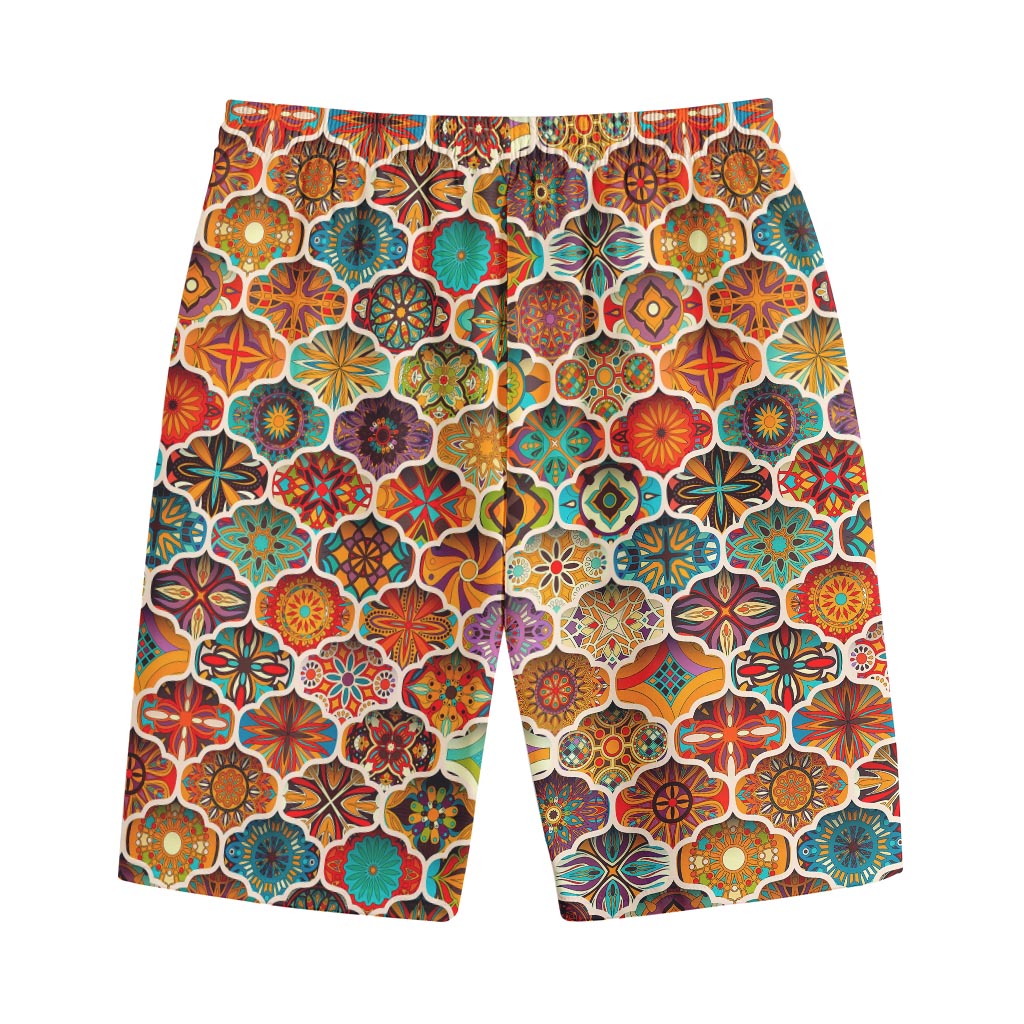 Ethnic Mandala Bohemian Pattern Print Cotton Shorts Ethnic Mandala Bohemian Pattern Print Cotton Shorts