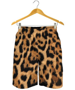 Jaguar Fur Pattern Print Men's Shorts