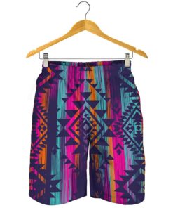Native Tribal Aztec Pattern Print Men's Shorts
