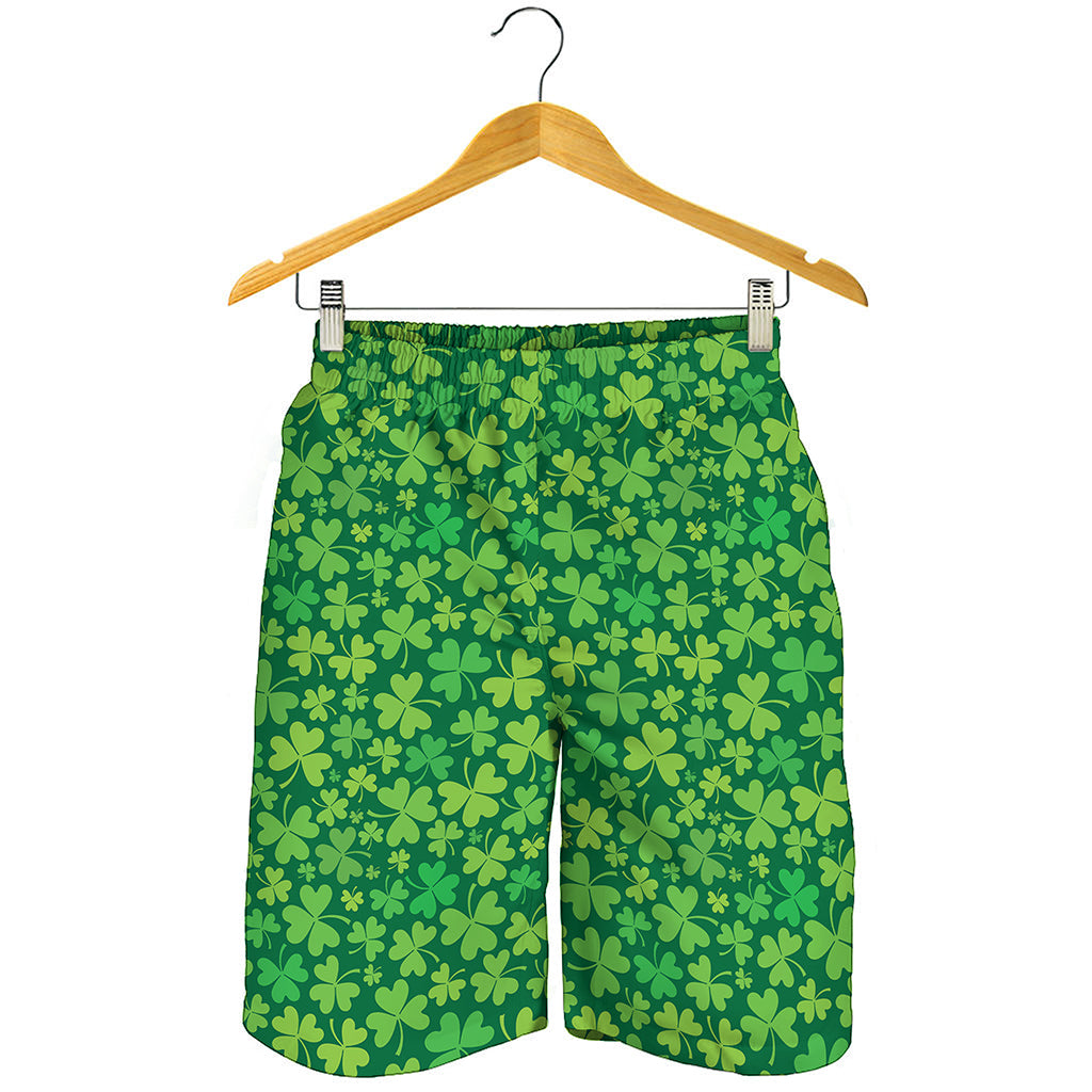 Shamrock Leaf St. Patrick's Day Print Men's Shorts Shamrock Leaf St. Patrick's Day Print Men's Shorts