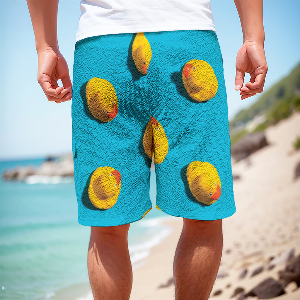 Yellow Rubber Ducks Print Men's Cargo Shorts Yellow Rubber Ducks Print Men's Cargo Shorts