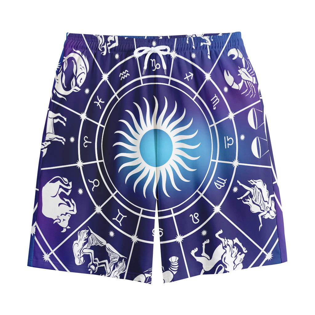 Zodiac Horoscopes Print Cotton Shorts Zodiac Horoscopes Print Cotton Shorts