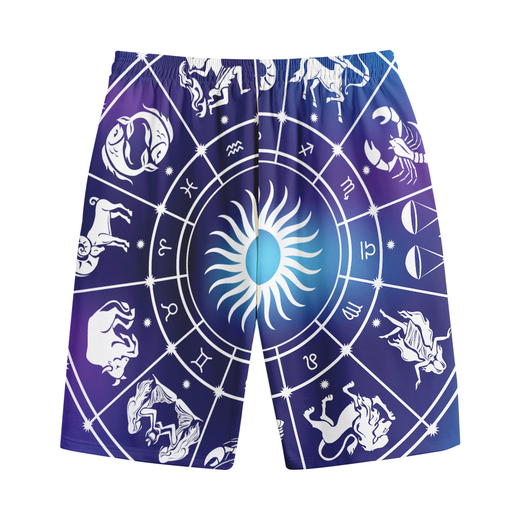 Zodiac Horoscopes Print Cotton Shorts Zodiac Horoscopes Print Cotton Shorts