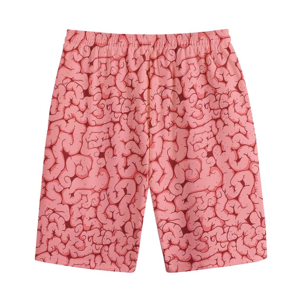 Zombie Brain Print Cotton Shorts Zombie Brain Print Cotton Shorts
