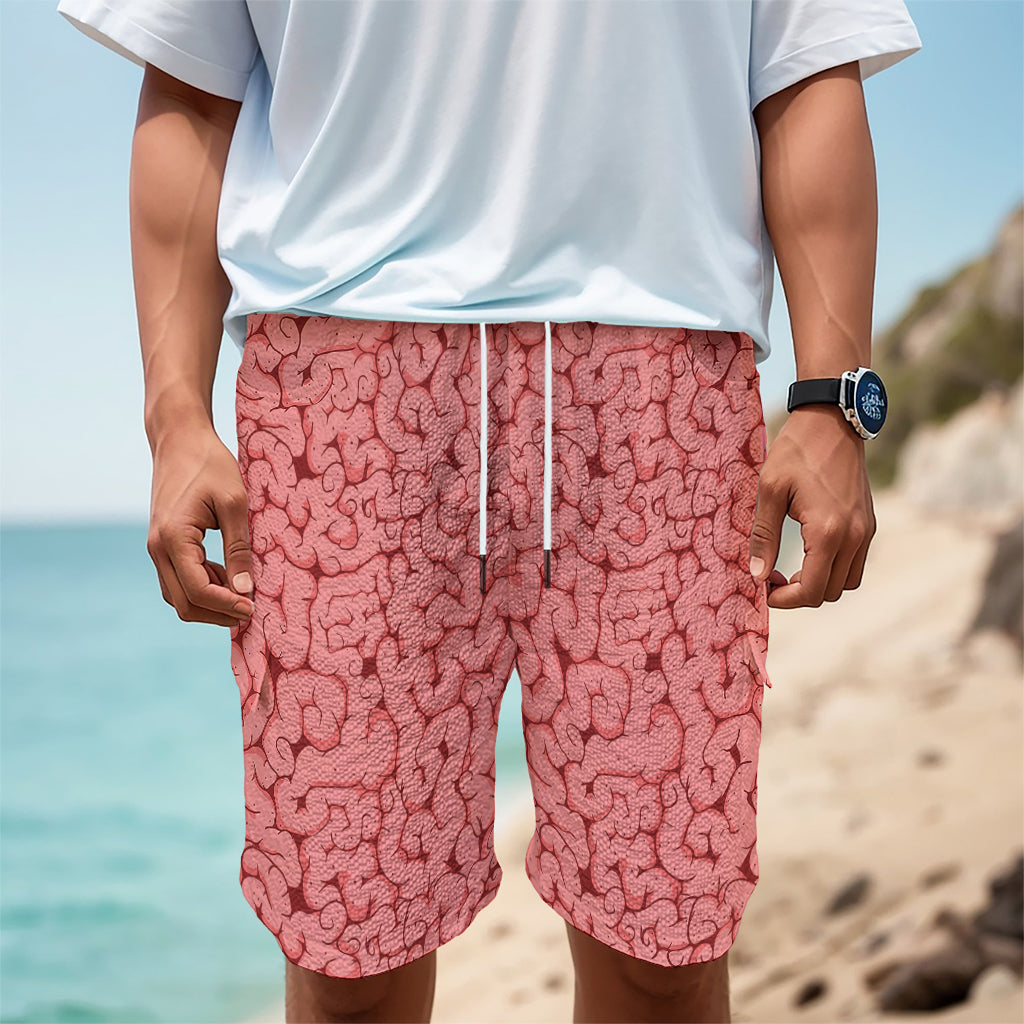 Zombie Brain Print Men's Cargo Shorts Zombie Brain Print Men's Cargo Shorts