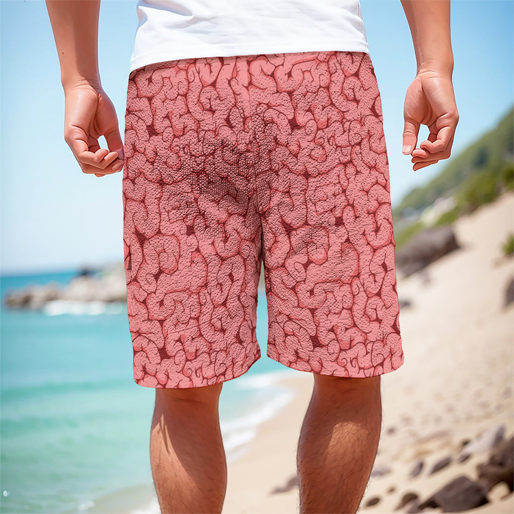 Zombie Brain Print Men's Cargo Shorts Zombie Brain Print Men's Cargo Shorts