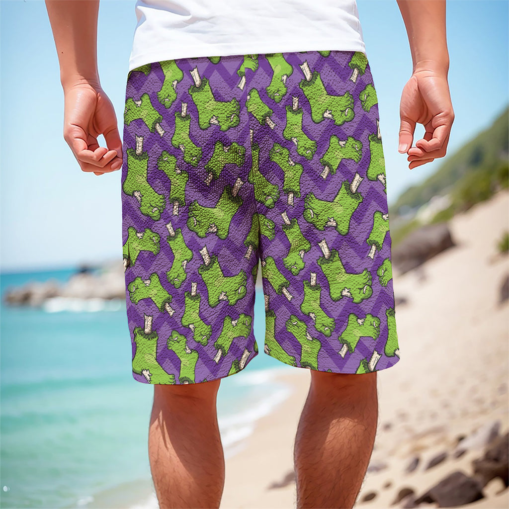 Zombie Foot Pattern Print Men's Cargo Shorts Zombie Foot Pattern Print Men's Cargo Shorts
